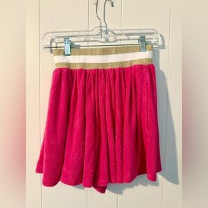 Emily McCarthy Pink Terry Cloth Swinging Shorts, Size XS